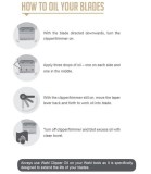 How to oil your clipper or trimmer